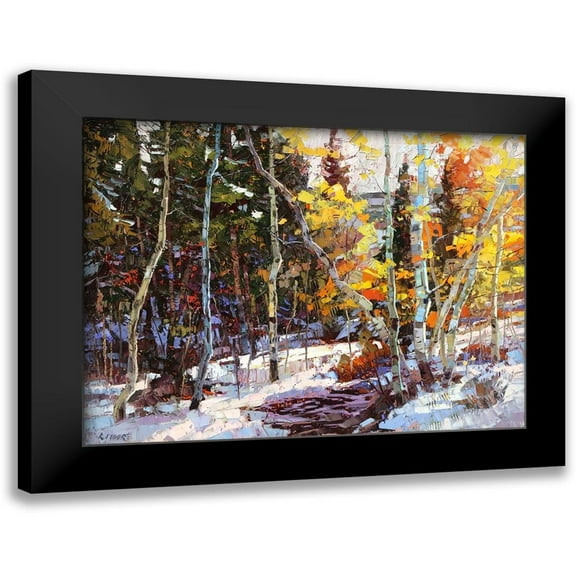 Moore, Robert 14x12 Black Modern Framed Museum Art Print Titled - Joy of Autumn