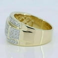thumbnail image 3 of 2 Ct Round Cut Diamond Men's Lab Created Pinky Band Ring 14k Yellow Gold Plated, 3 of 4