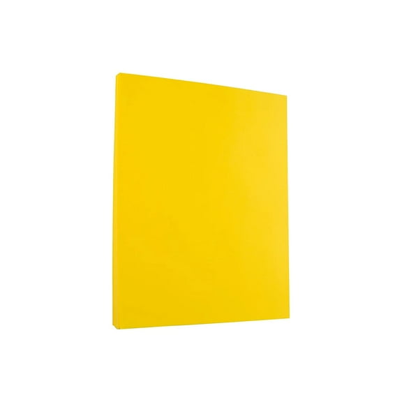 JAM Paper, 8.5x11, 24lb Yellow, 50/Pack