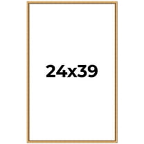 24x39 Frame Beaded Gold Solid Wood Picture Frame | 0.75 Inches Moulding Width | Liscio Oro