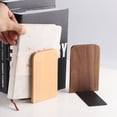 thumbnail image 3 of Soporte para libros Soporte para libros de madera Soporte para libros de escritorio de madera maciza Soporte para libros de madera para estudiantes Apertura de librería Soporte para libros escolares, 3 of 5
