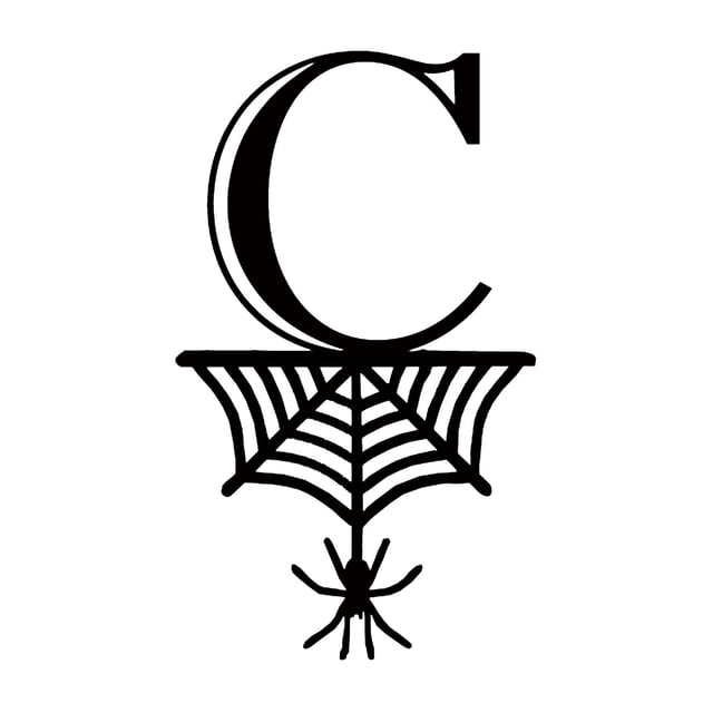 Xihbxyly Colgante Decorativo con Letras de Halloween, Diseño de Araña, de Hierro, Ideal para Decorar El Hogar, Fácil de Colgar, Ideal para Regalar, Tamaño 5,3 X 9 Cm.