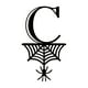 thumbnail image 1 of Decoraciones de Halloween, Adornos de Halloween, Regalos de Halloween, Etiqueta colgante decorativa de 26 letras de Halloween, Etiqueta colgante de araña con colgante, 1 of 4