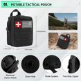 thumbnail image 2 of Kit de primeros auxilios de supervivencia de 171 piezas con equipo de supervivencia, suministros de primeros auxilios, tienda de campaña de emergencia y bolsa de nailon MOLLE, ideal para coche, viajes, 2 of 5