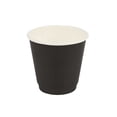 thumbnail image 5 of Restpresso 8 oz Black Paper Coffee Cup - Double Wall - 3 1/2" x 3 1/2" x 3 1/4" - 25 count box, 5 of 10