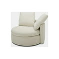 thumbnail image 2 of Mofit Home, NUVOLA MODERN MOTION SWIVEL CHAIR, Living room, Furniture for Living Room, Fabric, Cream, 2 of 2