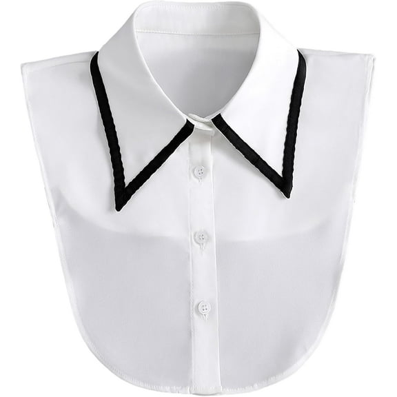 YooGuoGuo Chiffon Detachable Fake Collar,Half Shirt Blouse Dickey Collar Faux False Collar Elegant for Women Girls