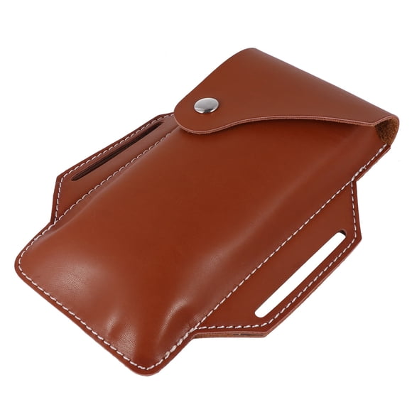 CTIRCHIU Sac de Taille pour Téléphone Sac de Taille Extérieur Sac de Rangement Multifonctionnel Anti-Perte pour Adulte (Marron)