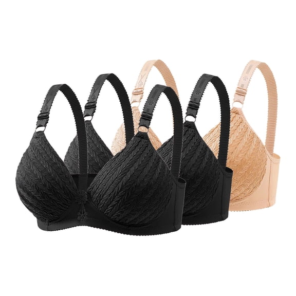 Women's Thin Stretch Bralette with Back Buckle Ventilated Design for Everyday Comfort