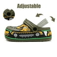 thumbnail image 4 of Kids Garden Clogs Boys Clogs Cute Cartoon Girls Water Clogs Home Room Lightweight Shoes Children Slip-on Breathable Beach Pool Shower Clogs Sport Kids Child Non-Slip Slides Excavator Green 33, 4 of 5