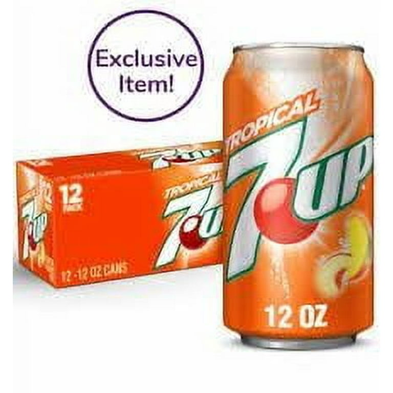 7UP Tropical, 12 fl oz cans, 12 pack - Walmart.com