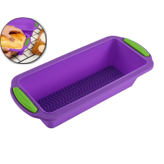 Bread Mold, Silicone Bakery Mold, Silicone Bread and Loaf Pan, Non-stick Baking Pan, Easy to Clean, Dishwasher Safe, Mold for Homemade Cakes(11.4x5.3"）