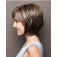thumbnail image 4 of Peluca corta de estilo europeo y americano para mujer, de cabello corto, castaño, corto, liso, con flequillo roto y esponjoso, 4 of 5