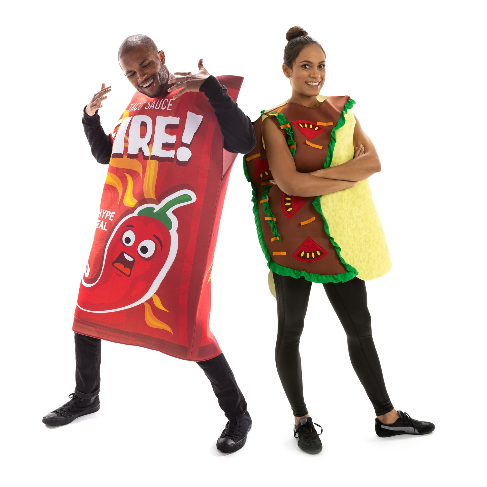 Adult One Piece Taco Funny Food Halloween Costume 