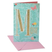 American Greetings Because of You Mother's Day Greeting Card with Glitter