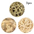 thumbnail image 2 of 3PCS Rabbit Chew Ball Interactive Woven Small Animal Grass Ball Parrot Ball Toy, 2 of 10