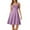Purple, variant on OSOLU Women Solid Color Ladies New Summer Stage Performance Dress Strap Dress Slim Elegant A-Line Casual Dress. Soft Sundress Vacation 2025 Elegant Classy Dresses