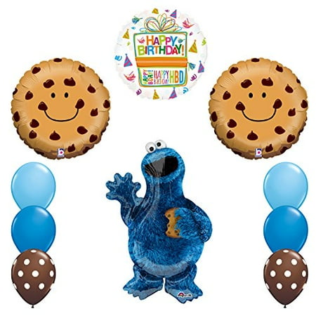 New Sesame Street Cookie Monsters Birthday Party Supplies