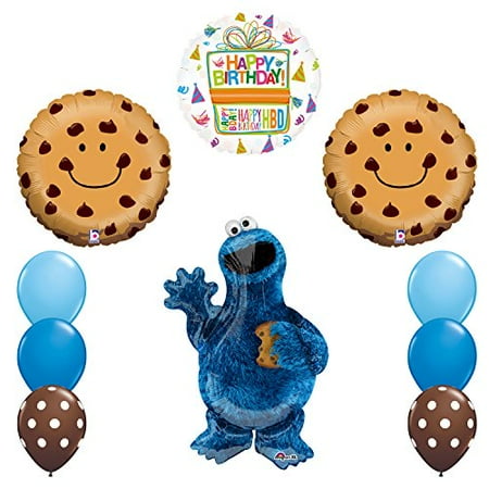 NEW! Sesame Street Cookie Monsters Birthday party supplies