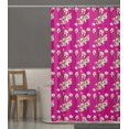 thumbnail image 3 of S4Sassy Pink Bird & Magnolia Floral Bathroom Decor Shower Waterproof Curtain Drapes Resistant-60 x 70 Inch, 3 of 6