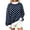 06# Navy, variant on Womens Mock Neck Sweatshirts Oversized Pullover Polka Dot Fall Turtleneck,Fall Fashion Tops Long Sleeve Tops Casual Lounge Travel Work Hiking Tees Navy S