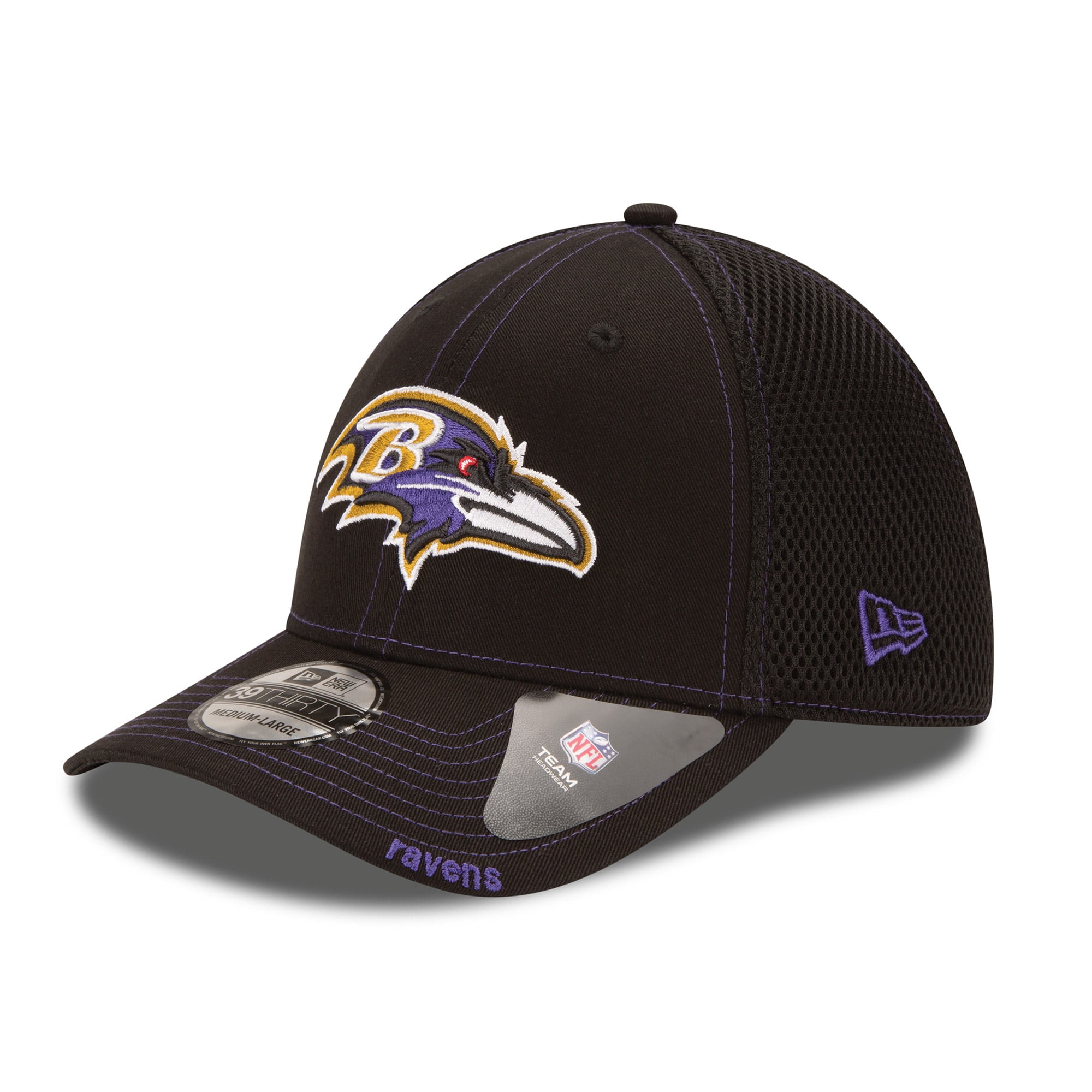 New Era Baltimore Ravens New Era 2020 Official Road Sideline 39THIRTY Cap 