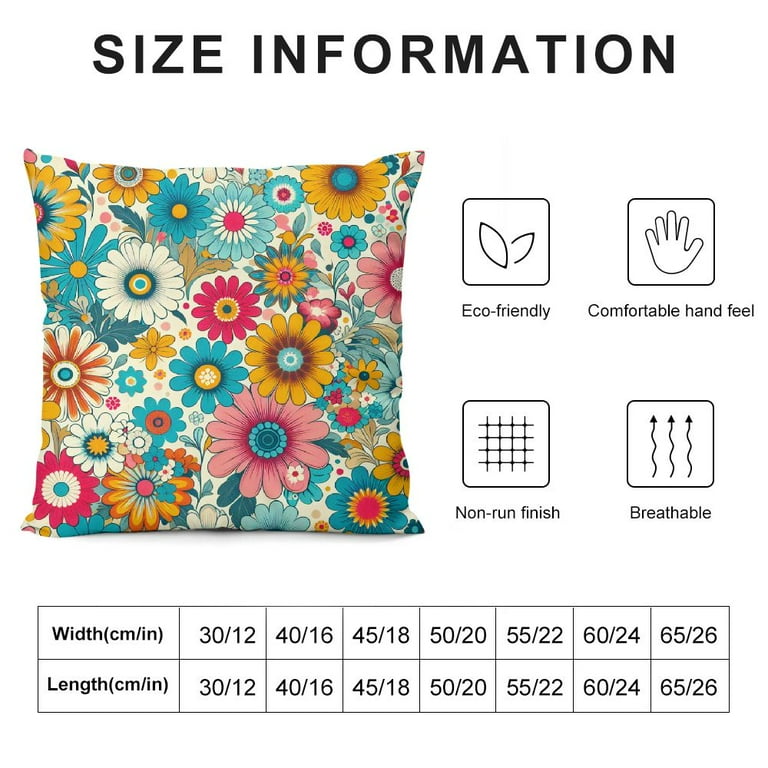 クッションカバー vintage cusion cover ,075 Amazon.com: TSSOHU Vintage Flowers Pillow Cover Rustic