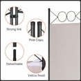 thumbnail image 4 of Room Dividers Folding Privacy Screen with 4 Panels Steel Frame Living Room Divider For Living Room,Office Use, Tan, 4 of 6