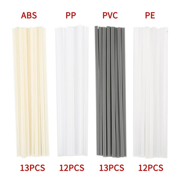 Amdohai 50PCS Plastic Welding Rods ABS/PP/PVC/PE welder rods for Car bumper plastic welder gun/hot air gun