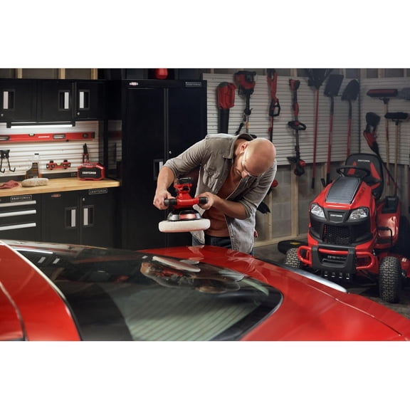 V20 Cordless Buffer Polisher, Orbital Polisher for Car Detailing, 10-inch with Splash Guard, Bare Tool Only (CMCE100B)