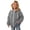 Gray-10, variant on Mitankcoo Sherpa Hooded Jacket for Girls Warm Fleece Zip Up Long Sleeve Hoodie Fall Winter Coat Outerwear