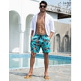 thumbnail image 2 of Vicojack Mens Swim Trunks Quick Dry Beach Board Shorts with Pockets Mesh Lining Beach Swimwear, 2 of 5