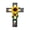 Multicolor-3A-home supplies, variant on LEFTHIGH Home Wooden Crucifix Wall Hanging Cross Decoration for Home Room Office Church Religious Spiritual Gift 11.8x7.6in 1pc Easter