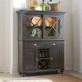 thumbnail image 5 of Ocean Isle Dark Gray Hutch & Buffet, 5 of 6