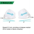 thumbnail image 3 of 2 Pairs Medial & Lateral Heel Wedge Silicone Insoles - Corrective Adhesive Shoe Inserts for Foot Alignment, Knock Knee Pain, Bow Legs, Osteoarthritis for Men and Women, 3 of 6