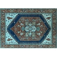 thumbnail image 1 of Ahgly Company Indoor Rectangle Oriental Light Blue Industrial Area Rugs, 6' x 9', 1 of 4