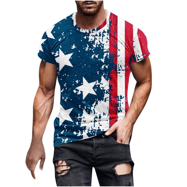 Camisetas de Manga Larga para Hombres Imprimir Camiseta de Cuello Redondo Casual, Camisetas de Manga Larga para Hombres Algodón