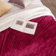 thumbnail image 4 of StangH Christmas Red Sherpa Blanket King, Reversible Thick Fuzzy Blanket for Winter Soft Flannel Fleece Cozy Warm Throws for Bed Couch Sofa Outdoor, King Size 90 x 108, 4 of 9