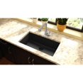 thumbnail image 6 of Elkay Quartz Classic 33" x 18-7/16" x 9-7/16", Single Bowl Undermount Sink, Black Black, 6 of 7