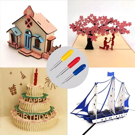 CCOCC 50 Pcs Replacement Cutting Blades for Explore Air2,Air 3,Maker Series