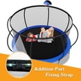 thumbnail image 6 of KOFUN Trampoline for Kids and Adults, 1000LBS 12FT Trampoline with Safety Net, Basketball Hoop, 4 Wind Stakes, Light, Sprinkler, 8 Socks - Recreational Trampoline for Backyard, 6 of 7