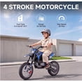 thumbnail image 4 of 40CC Kids Dirt Bike, 4-Stroke Gas Powered Mini Motorcycle for Kids Ages 6-14, 25MPH Youth Off Road Dirt Bike with Dual Disc Brakes, Full Suspension, No Oil Mixing, Easy Start, 4 of 9