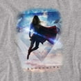 thumbnail image 2 of Supergirl Endless Sky Women's T Shirt, Athletic Heather, Large, 2 of 6