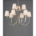 thumbnail image 5 of 11826SWSN Maxim Lighting Shelter-9 Light Chandelier-30 Inches wide by 35 inches high-Satin Nickel Finish    -Traditional Installation, 5 of 5