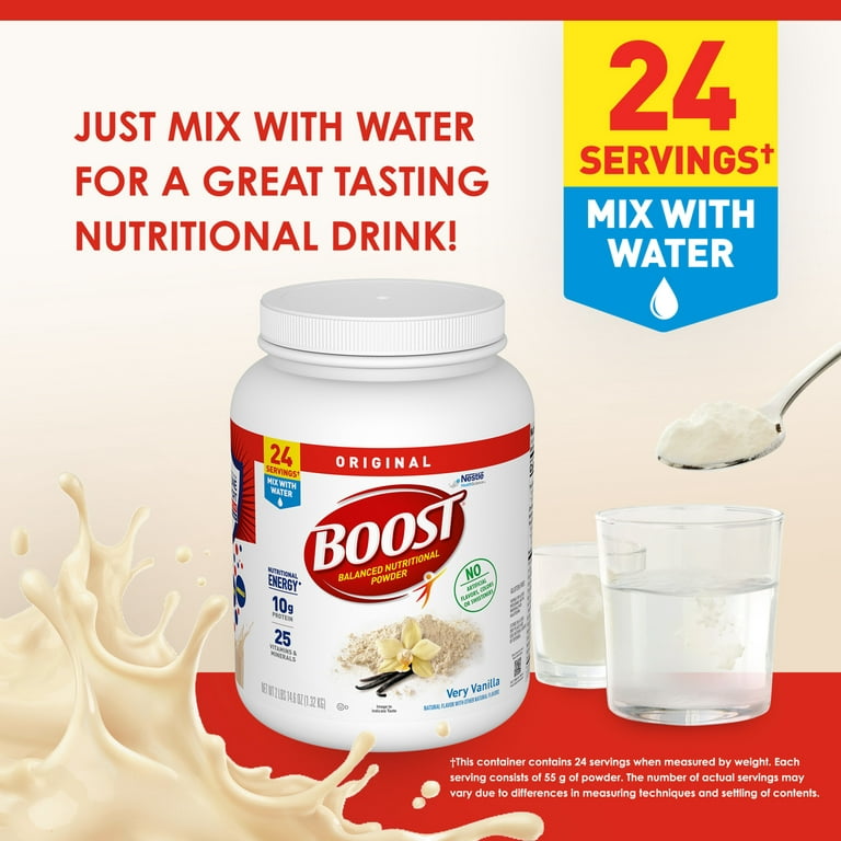 BOOST Original Balanced Nutritional Powder Drink Mix, 10g Protein