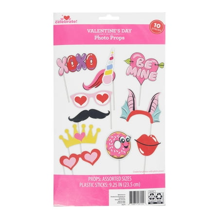 Way To Celebrate Valentine Photo Props
