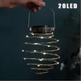 thumbnail image 5 of Lámpara colgante solar LED en espiral para exteriores, resistente al agua, 5 of 5