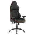 thumbnail image 1 of Scranton & Co Chaise de Gaming en Cuir Reconstitué Noir avec Accents Rouges, 1 of 10