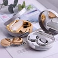 thumbnail image 2 of Dual Compartment Waterproof Contact Lens Case With Cleaner Portable And Sanitary, 2 of 8
