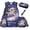 Galaxy Pencil Axolotl, variant on HUIACONG Back to School Cute Writing Capybara Backpack Set, 17 Inch Lightweight Bookbag with Lunch Bag, Perfect for Back to School and Weekend Outings
